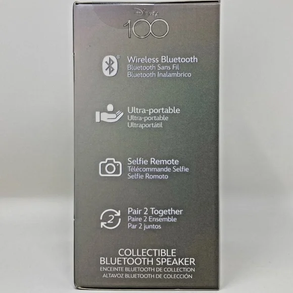 SALE Disney 100 Minnie Mouse Bitty Boomers Mini Collectible Bluetooth Speaker - Picture 6 of 6